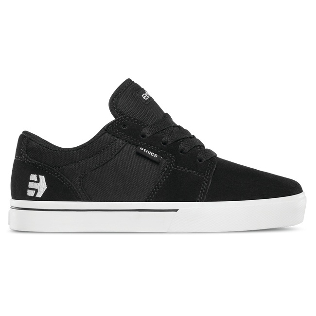 Etnies BARGE LS Skor Barn Svarta/Vita - KIZ-562384